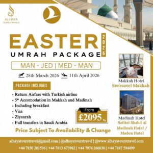 Easter Umrah Package 2026